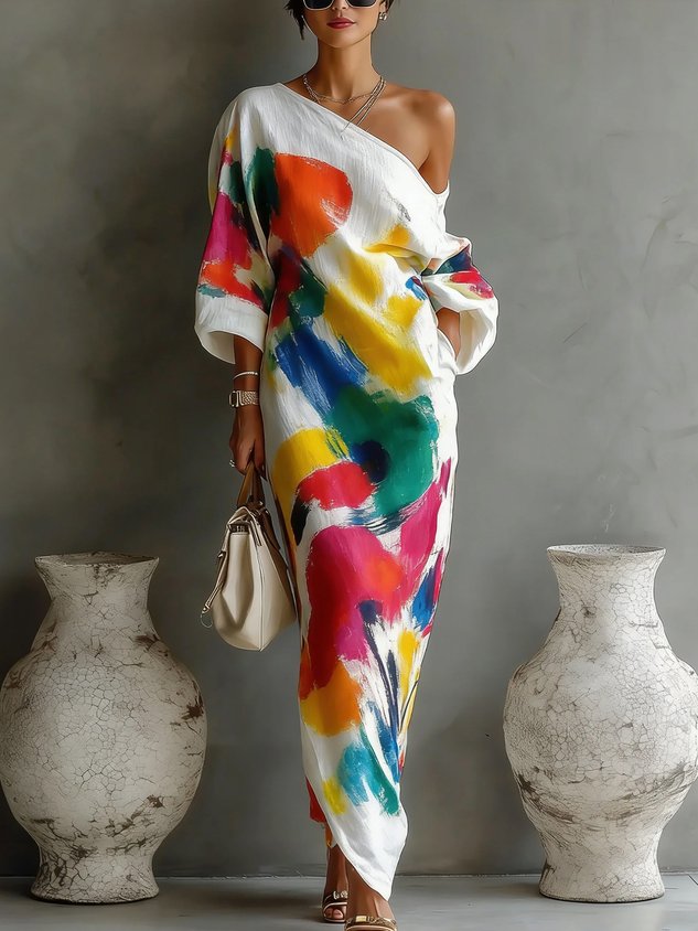 Thea™ | Elegant Flowy Maxi Dress