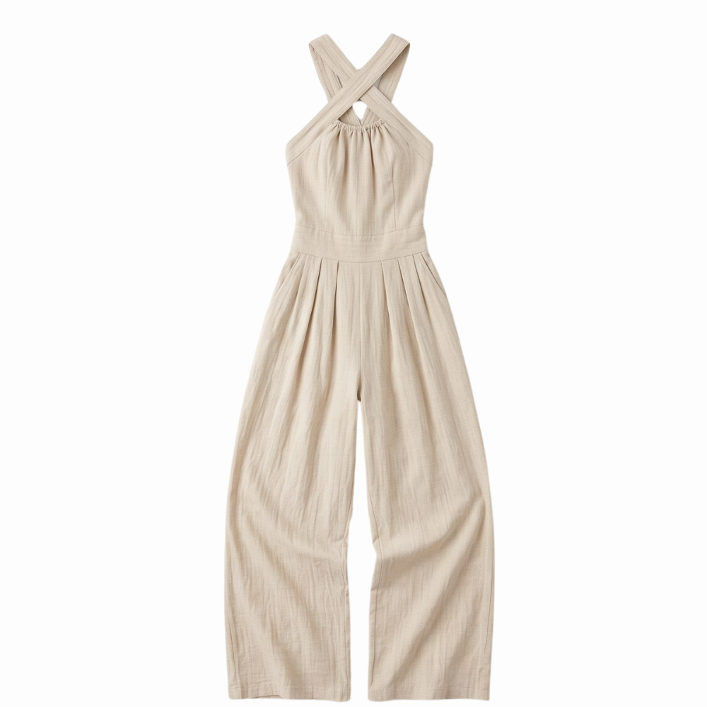 Camille™ | Linen & Cotton Jumpsuit
