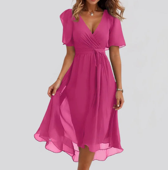 LAVINA™ – Vibrant Boho Midi Dress