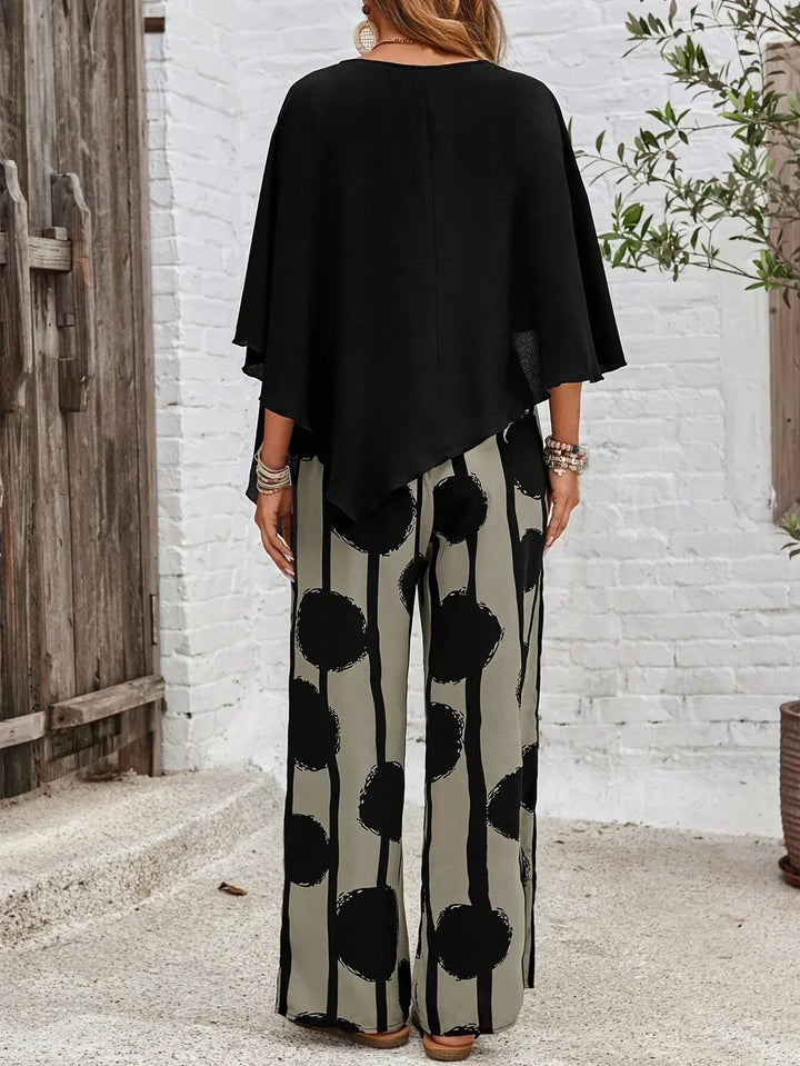 Elowen™ | Elastic Waist Relaxed Fit Two-Piece Set