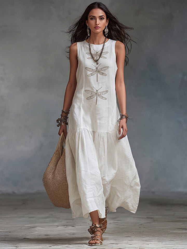 Fiona™ | Sleeveless Flowy Maxi Dress