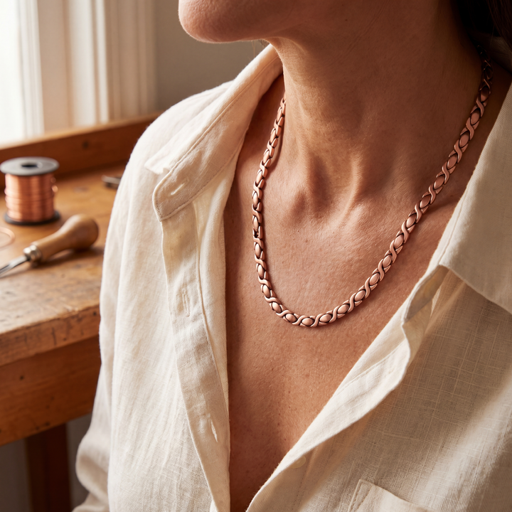 Chloé's Cedar Copper Necklace