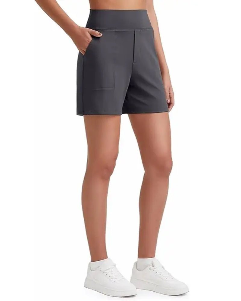 Kaelis™ | High-Waisted Running Shorts