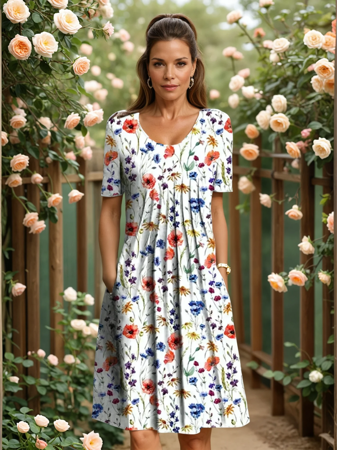 Hazel™ | Elegant Tummy Coverage Dress
