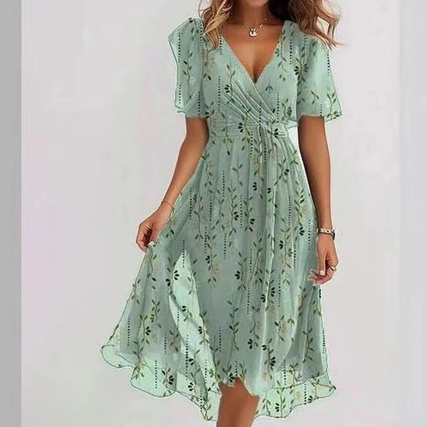 LAVINA™ – Vibrant Boho Midi Dress