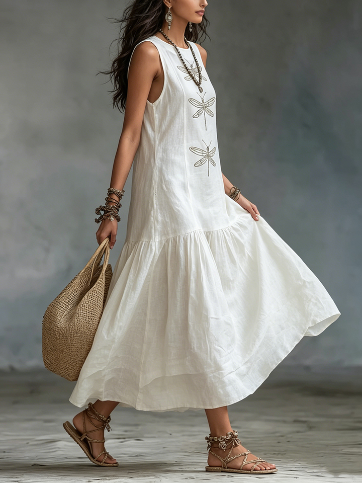 Fiona™ | Sleeveless Flowy Maxi Dress