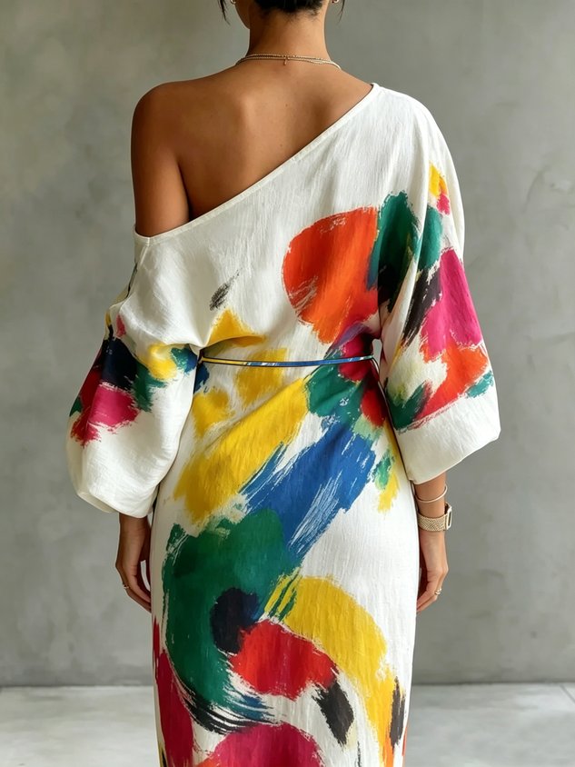 Thea™ | Elegant Flowy Maxi Dress