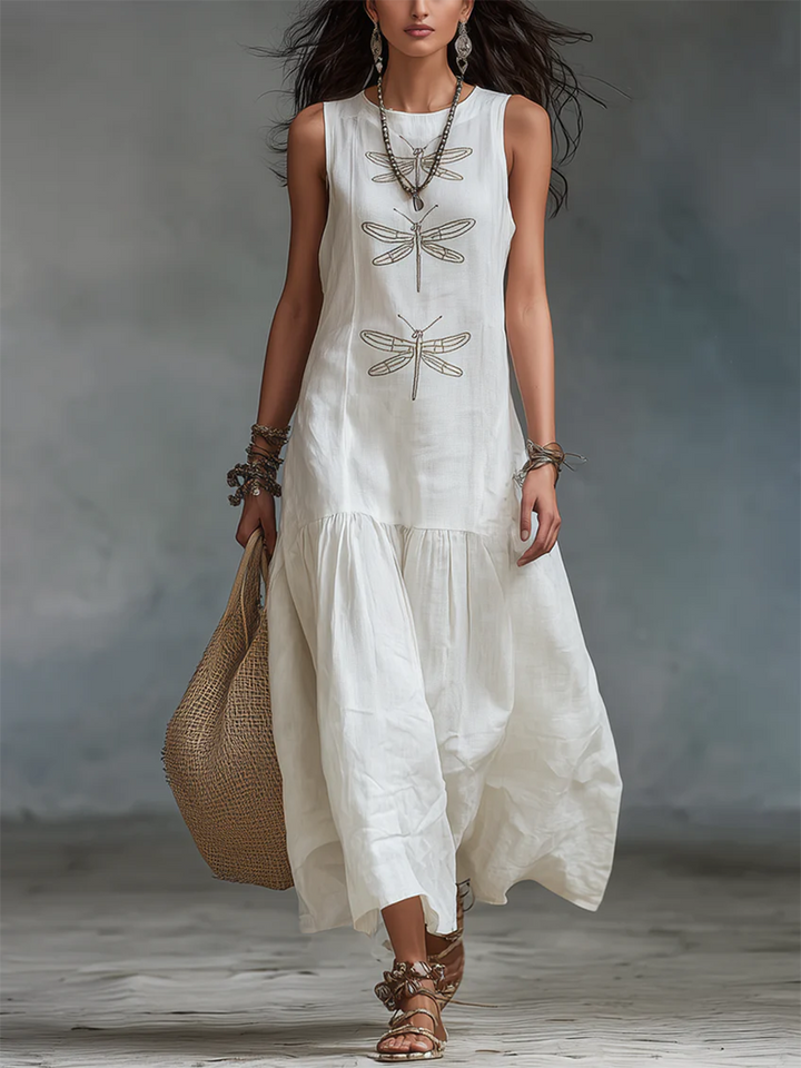 Fiona™ | Sleeveless Flowy Maxi Dress