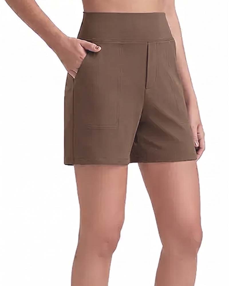 Kaelis™ | High-Waisted Running Shorts