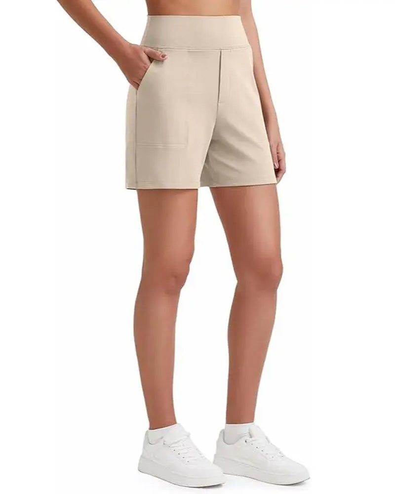 Kaelis™ | High-Waisted Running Shorts