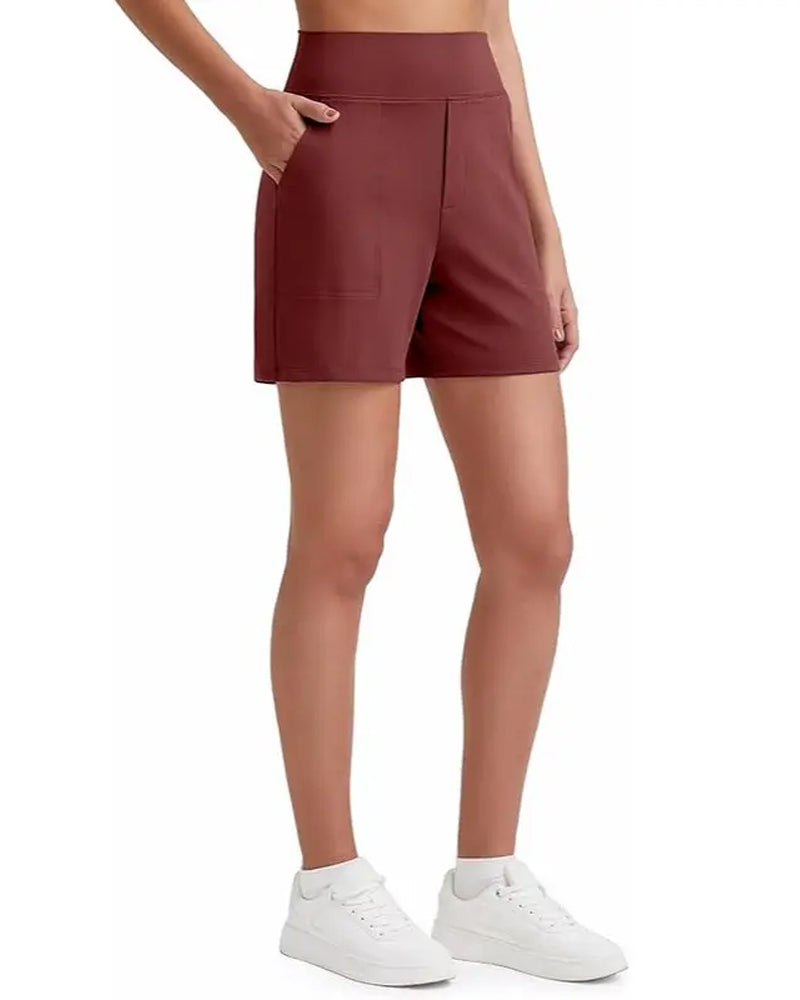 Kaelis™ | High-Waisted Running Shorts