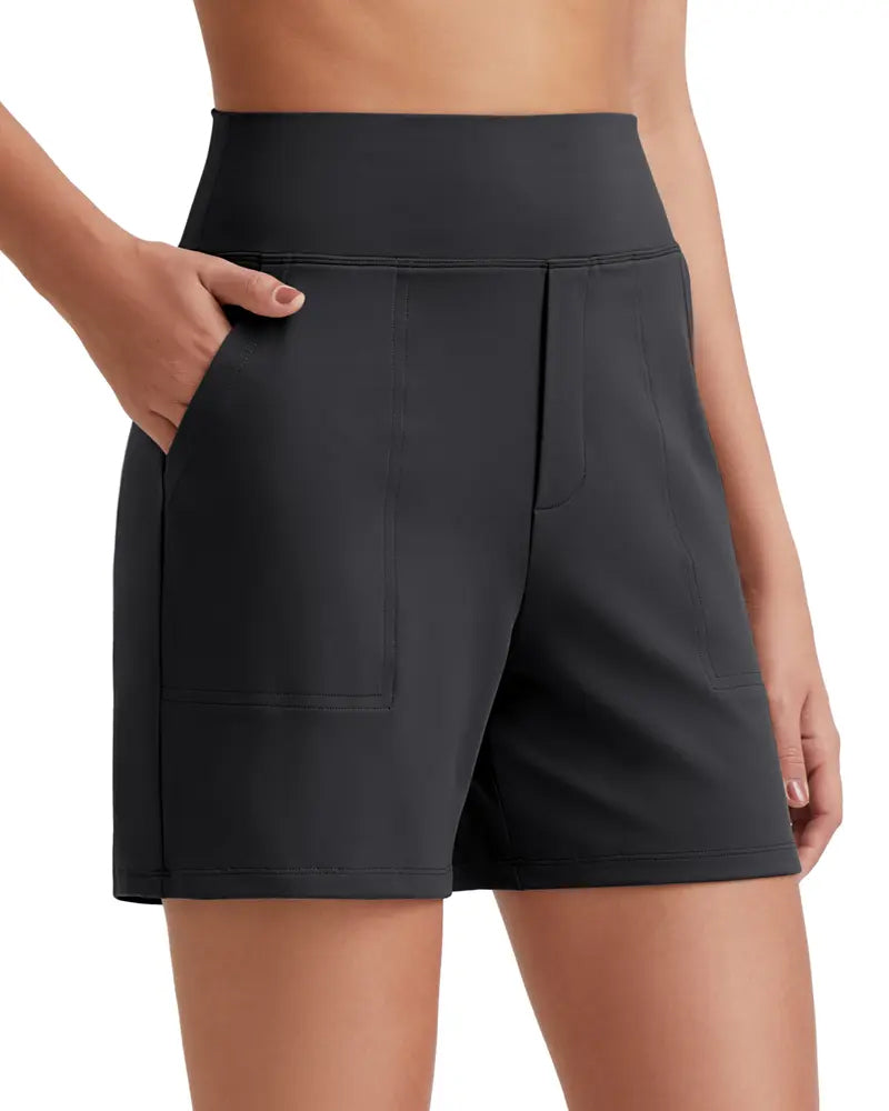 Kaelis™ | High-Waisted Running Shorts