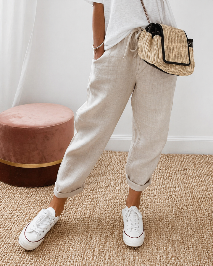 Alenya™ | Relaxed Wide-Leg High-Rise Trousers