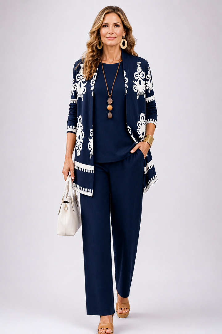 Valentina - Heritage Knit Three-Piece Set