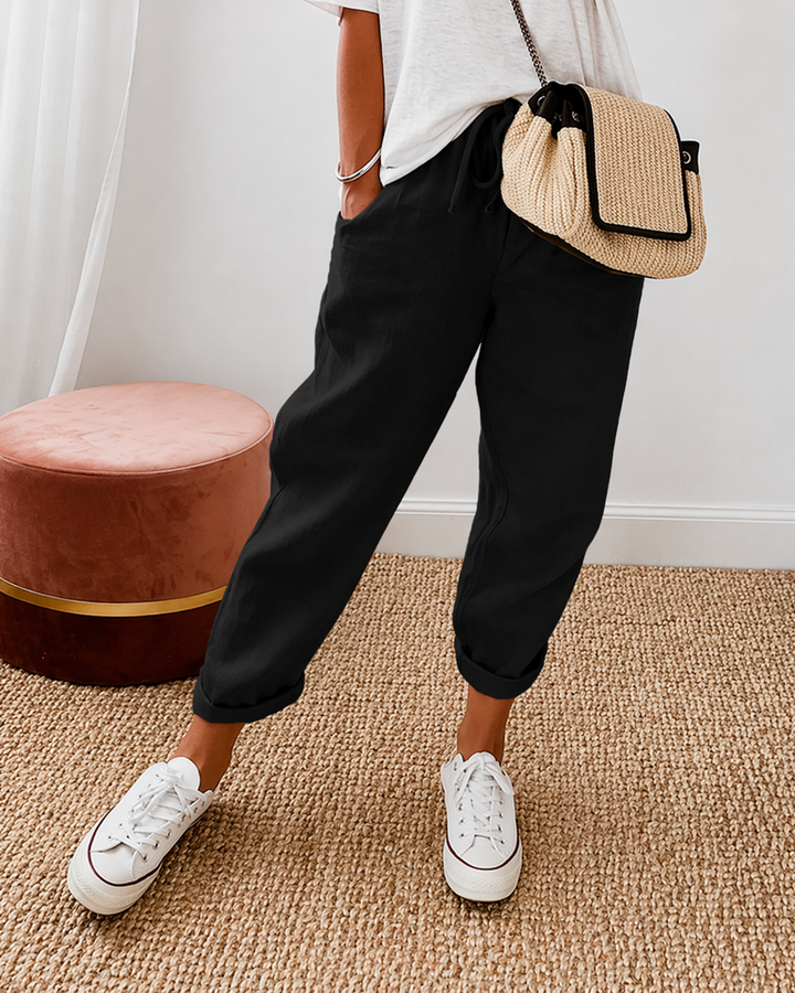 Alenya™ | Relaxed Wide-Leg High-Rise Trousers