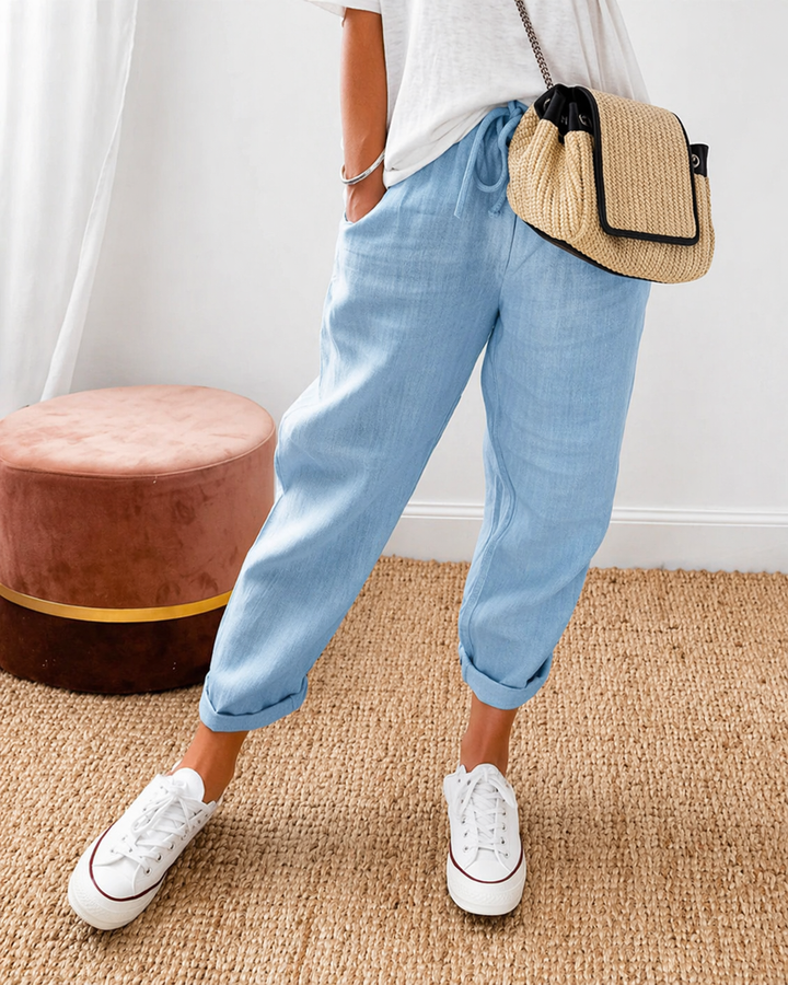 Alenya™ | Relaxed Wide-Leg High-Rise Trousers