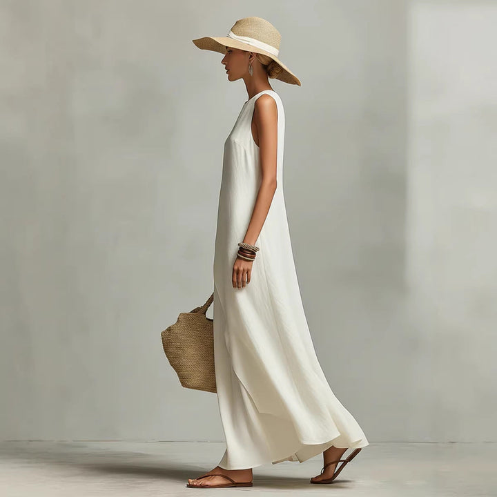 Nova™ | Ivory Loose Fit Maxi Dress