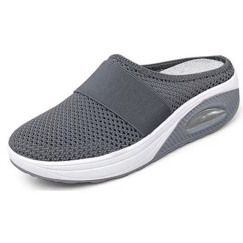 Samantha™ | Breathable Cushioned Slip-On Mules