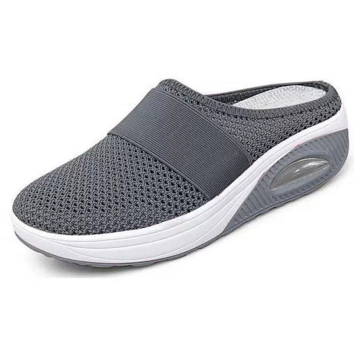 Samantha™ | Breathable Cushioned Slip-On Mules