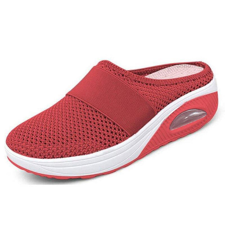 Samantha™ | Breathable Cushioned Slip-On Mules