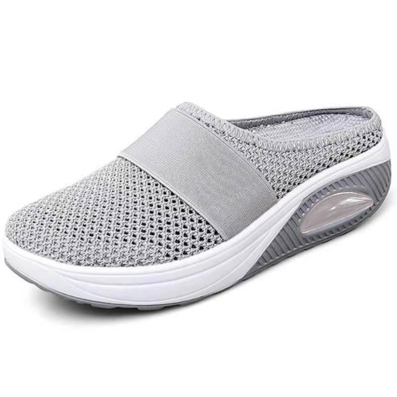 Samantha™ | Breathable Cushioned Slip-On Mules