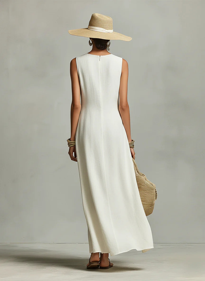 Nova™ | Ivory Loose Fit Maxi Dress