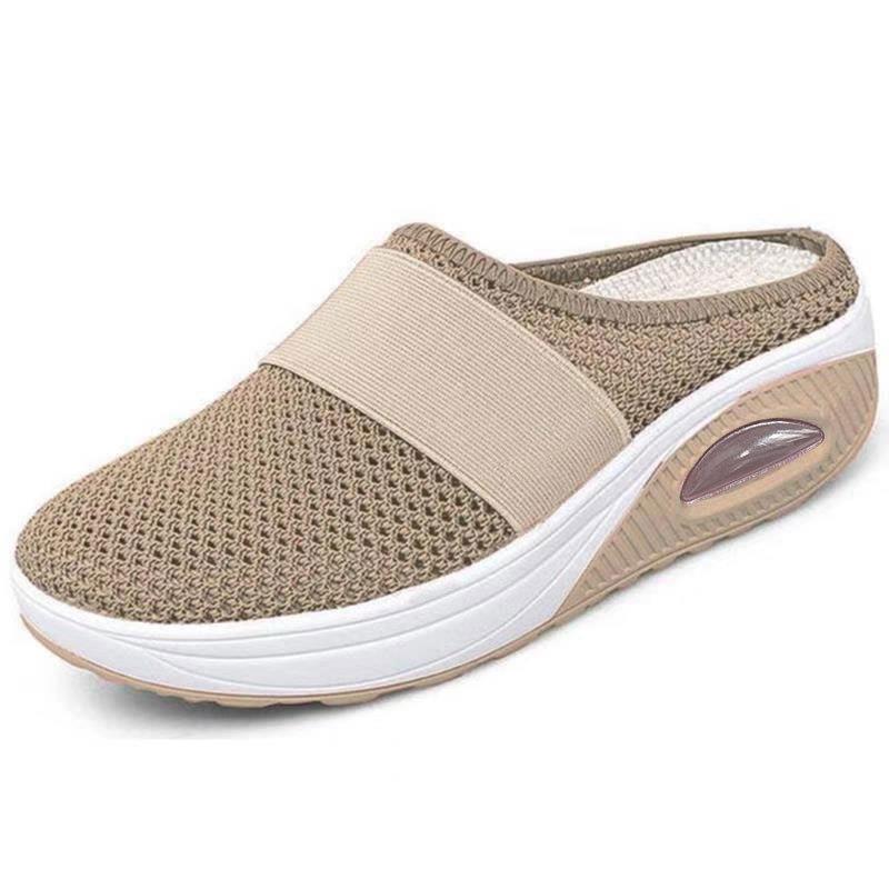 Samantha™ | Breathable Cushioned Slip-On Mules