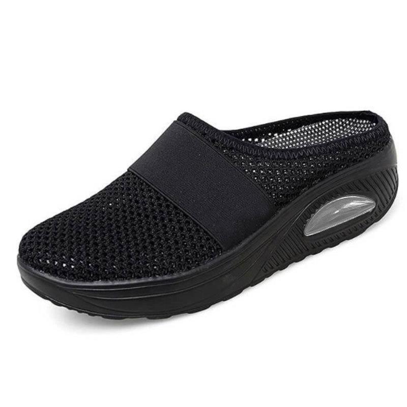 Samantha™ | Breathable Cushioned Slip-On Mules