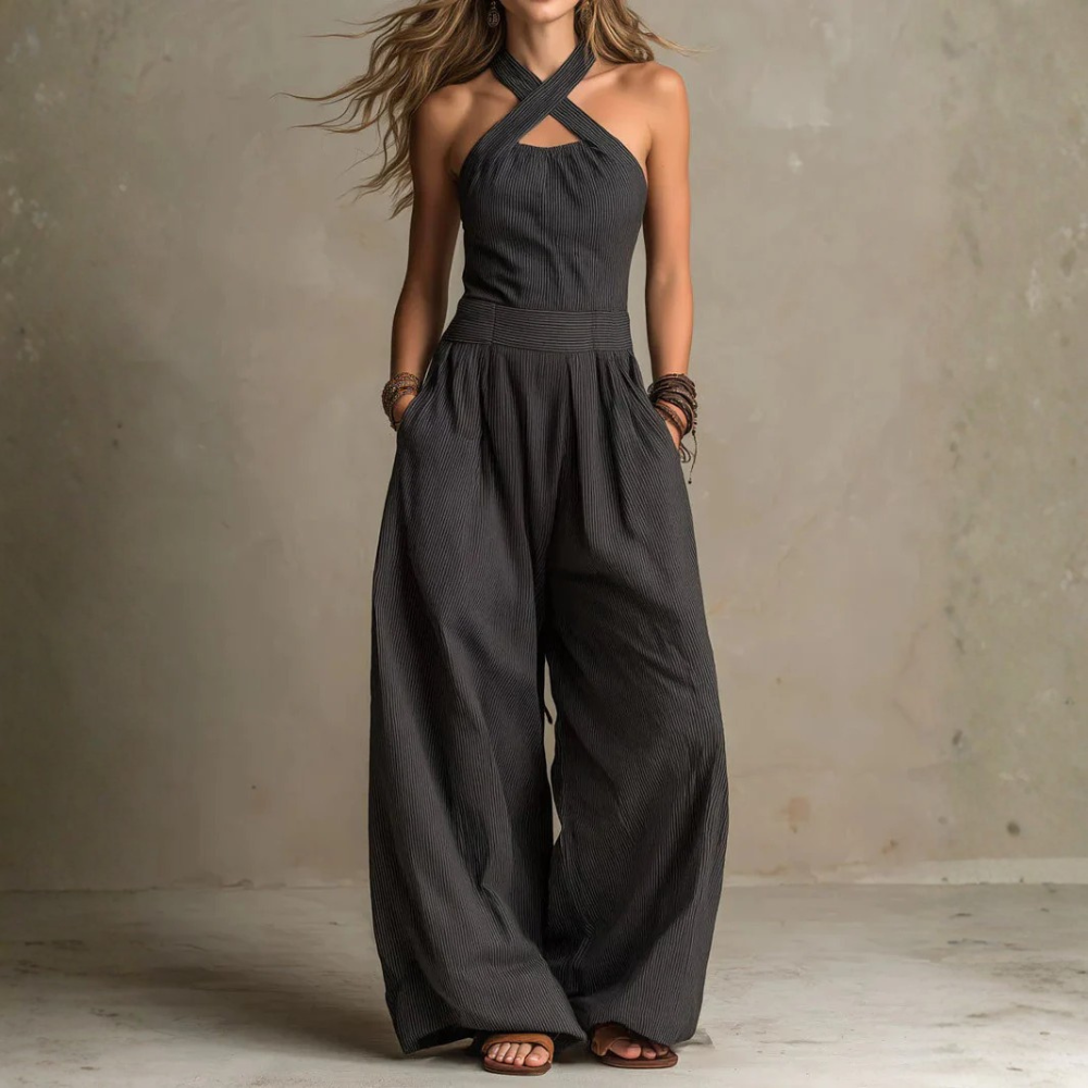 Camille™ | Linen & Cotton Jumpsuit