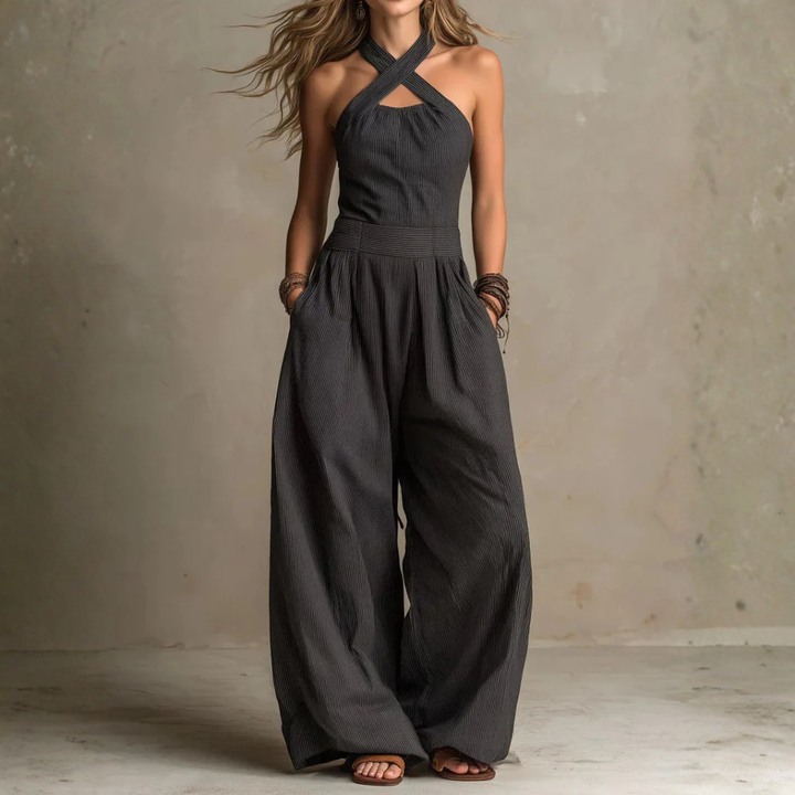 Camille™ | Linen & Cotton Jumpsuit