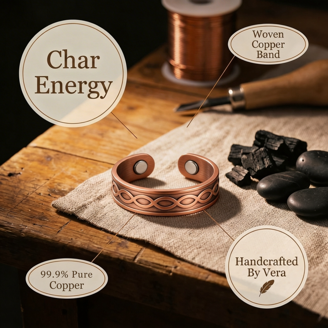 Chloé's Char Copper Ring