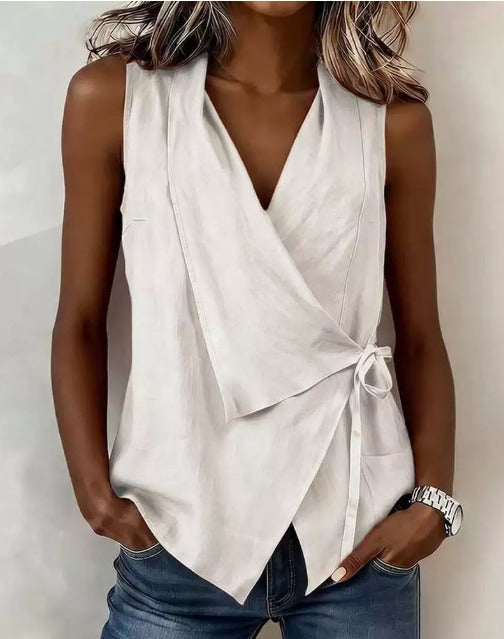 Novalie™ | Sleeveless V-Neck Blouse