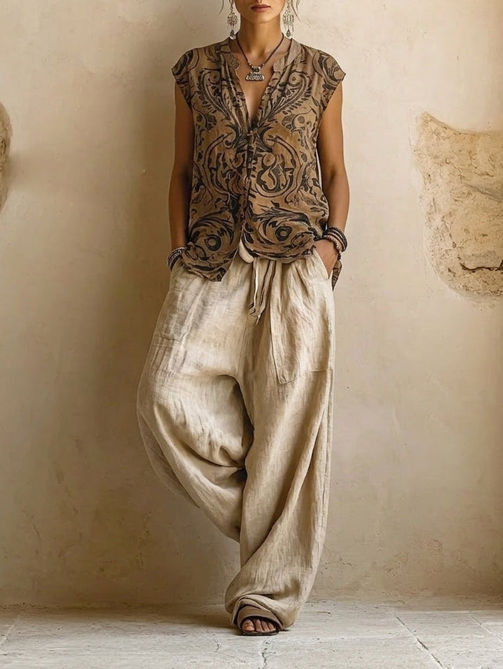 Hannah™ | THREE-PIECE LINEN SET