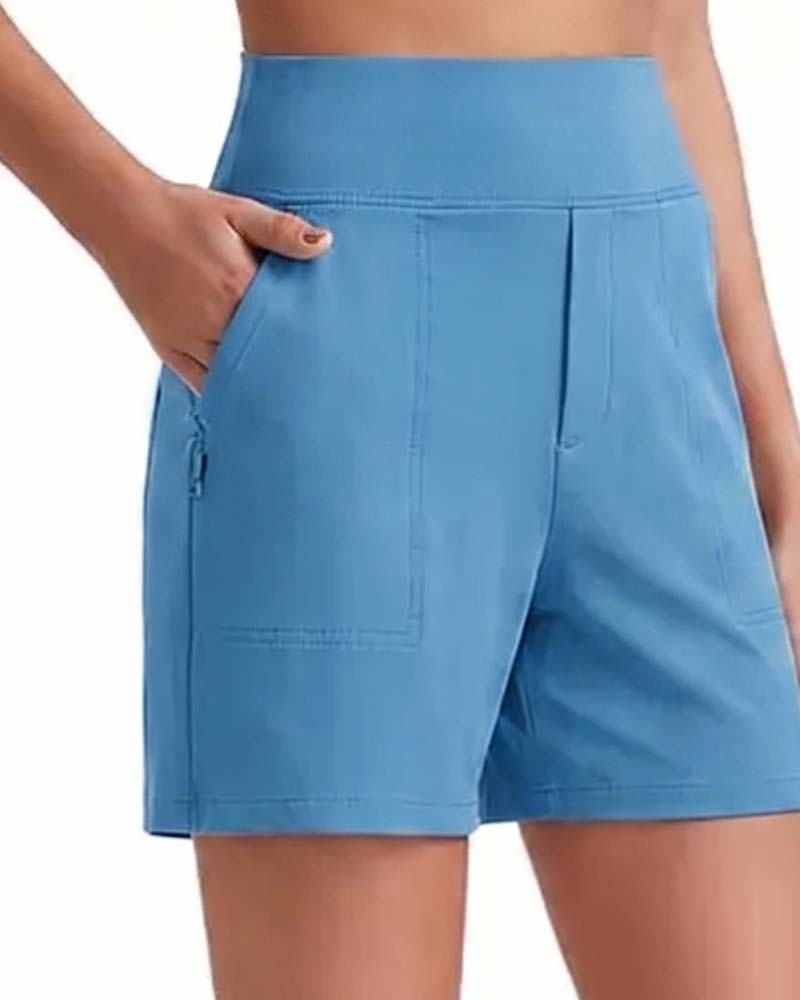 Kaelis™ | High-Waisted Running Shorts