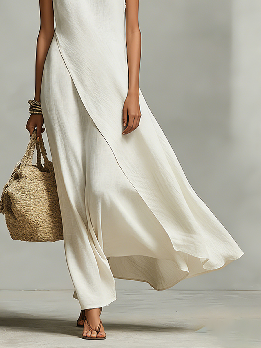 Nova™ | Ivory Loose Fit Maxi Dress