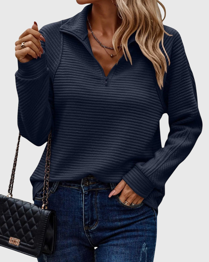 Everly™ | Elegant Zip Up Sweater