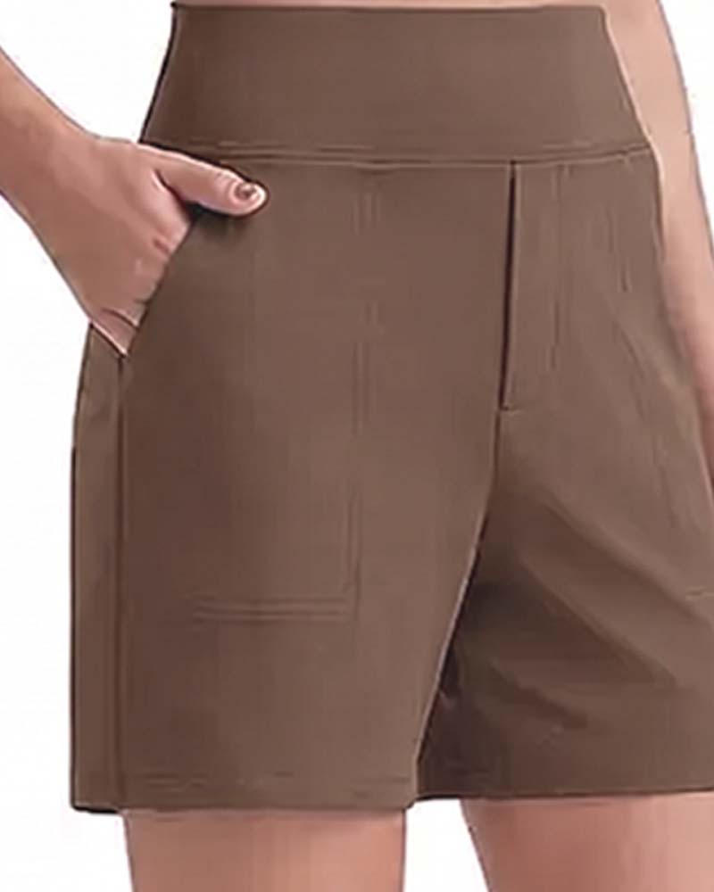 Kaelis™ | High-Waisted Running Shorts