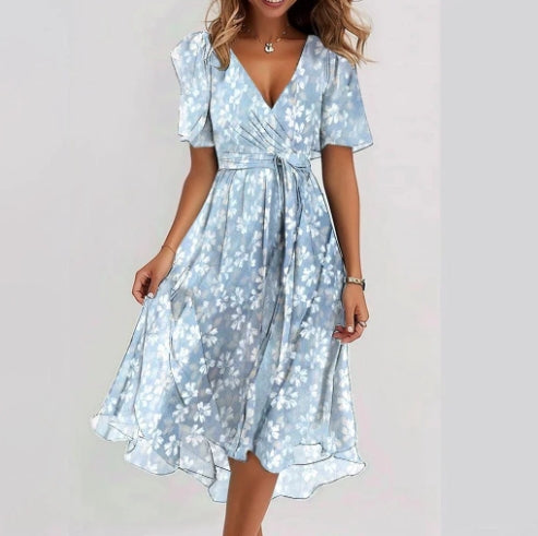LAVINA™ – Vibrant Boho Midi Dress