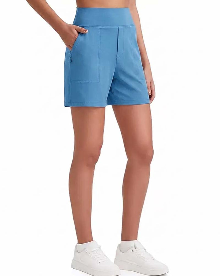 Kaelis™ | High-Waisted Running Shorts