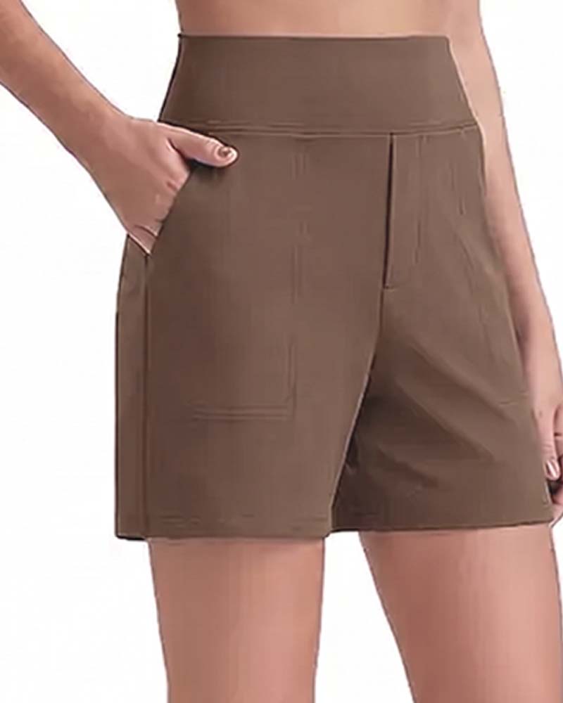 Kaelis™ | High-Waisted Running Shorts