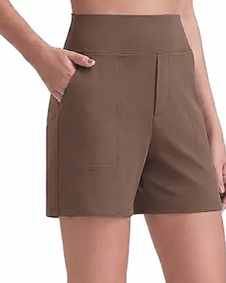 Kaelis™ | High-Waisted Running Shorts