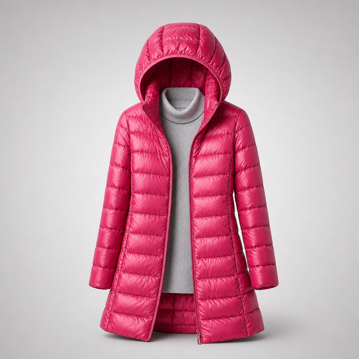Sarah™ | Ultralight Packable Hooded Puffer Jacket