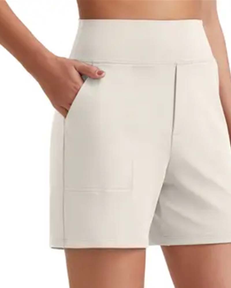 Kaelis™ | High-Waisted Running Shorts