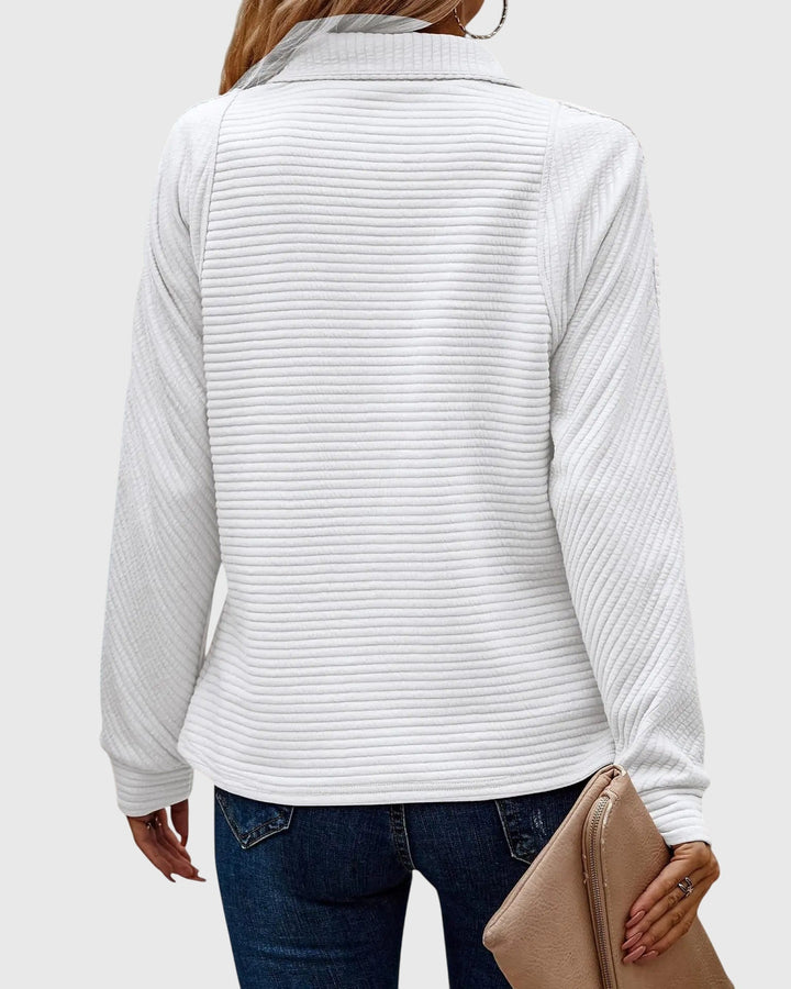 Everly™ | Elegant Zip Up Sweater