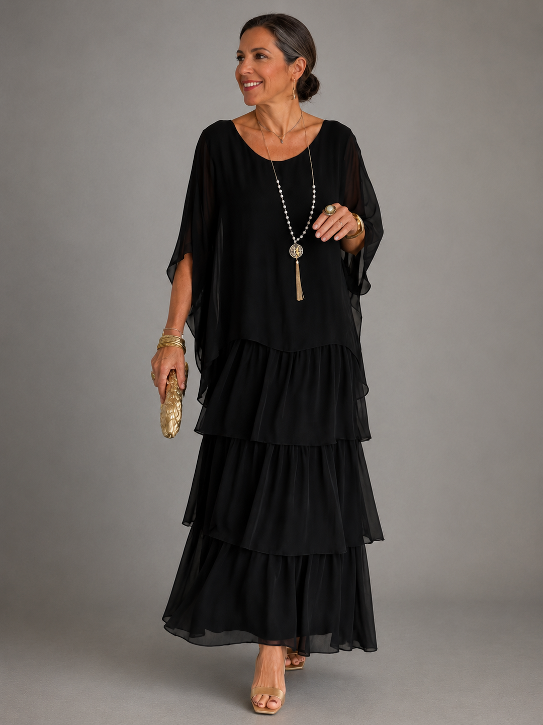 Avielle™ | Elegant Flowy Maxi Dress