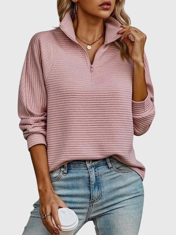 Everly™ | Elegant Zip Up Sweater