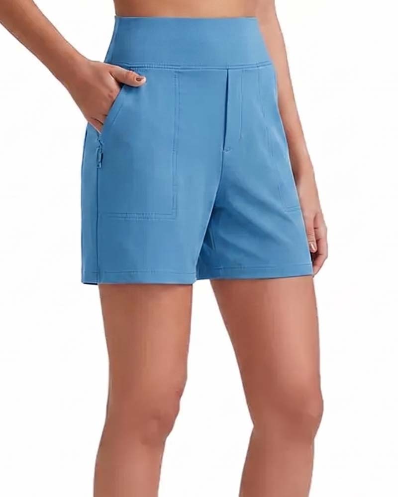 Kaelis™ | High-Waisted Running Shorts