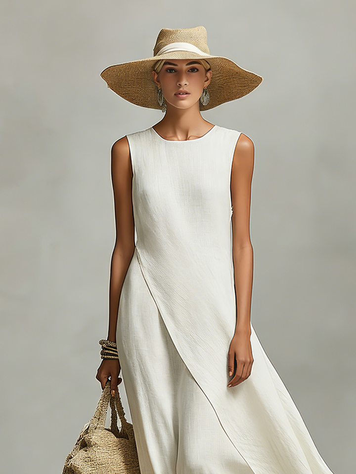 Nova™ | Ivory Loose Fit Maxi Dress