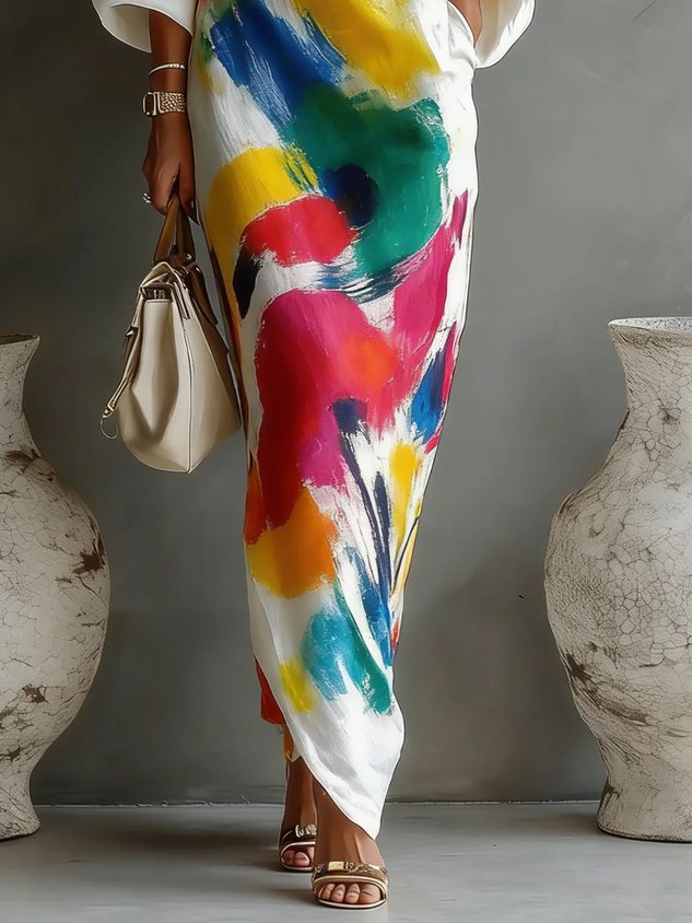 Thea™ | Elegant Flowy Maxi Dress