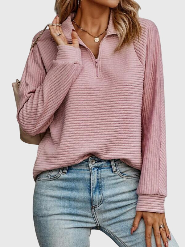 Everly™ | Elegant Zip Up Sweater